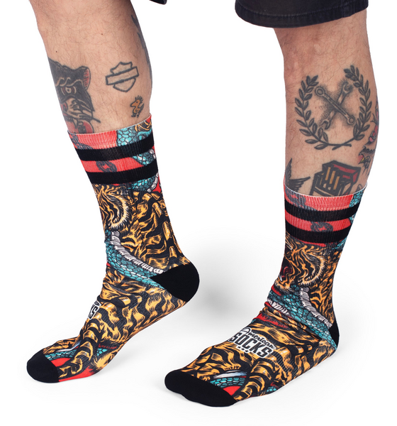 AMERICAN SOCKS Bengala - Mid High på