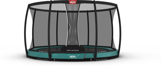 BERG Berg Champion Inground 380 Grey + Safety Net Deluxe på