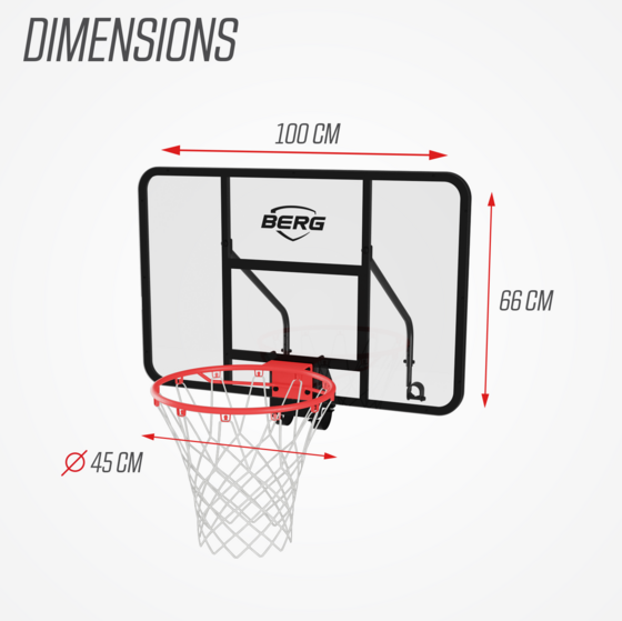 BERG Berg Playbase Basketball Hoop på