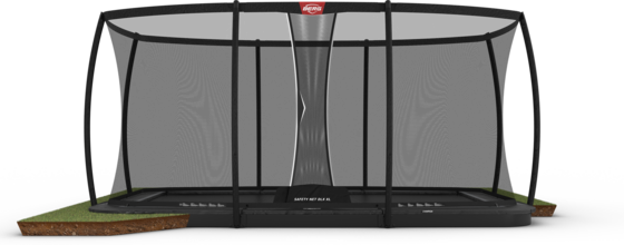 BERG Berg Ultim Champion Flatground 500 Grey + Safety Net Dlx Xl på