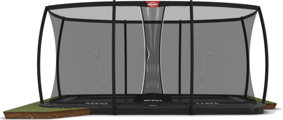 BERG Berg Ultim Elite Flatground 500 Grey + Safety Net Dlx Xl på