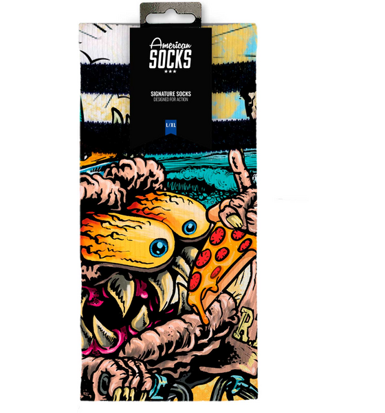AMERICAN SOCKS Bike Monster - Mid High på