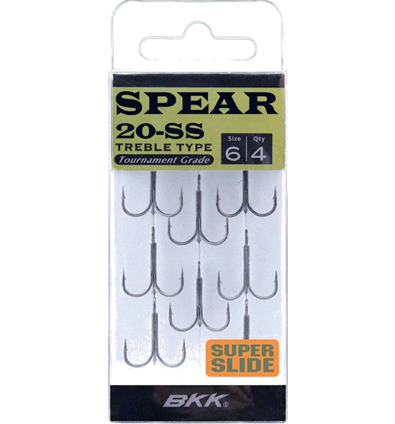 BKK Bkk Spear-20 Ss #4 Treble Hook 8-pack på