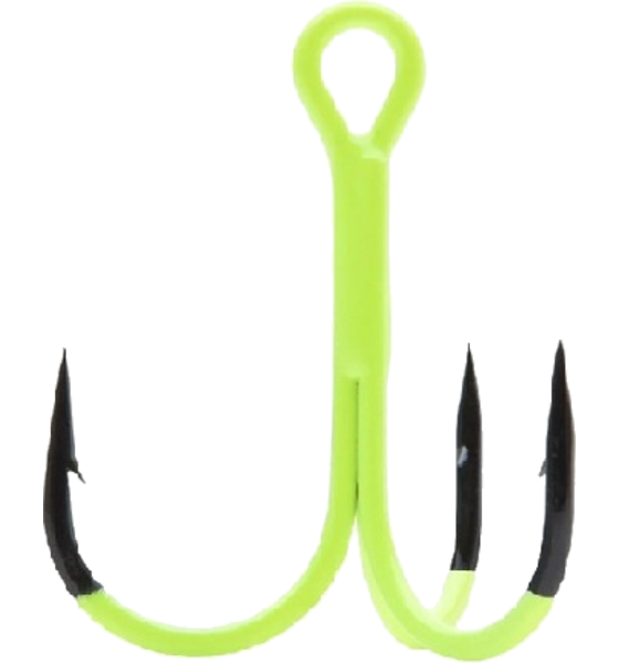 BKK Bkk Spear-21 Uvc #10 Treble Hook, Chartreuse 7-pack på