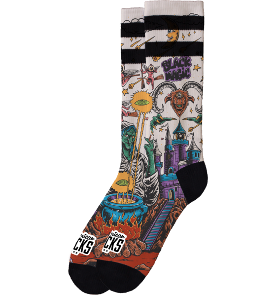 AMERICAN SOCKS Black Magic - Mid High på