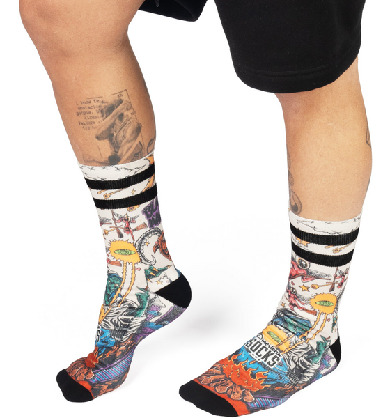 AMERICAN SOCKS Black Magic - Mid High på