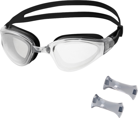 NORTHIX Black Swimming Goggles, Anti-fog, Uv Protection på