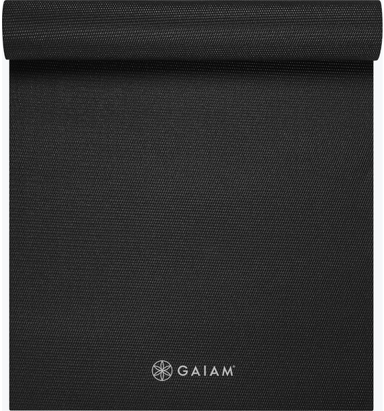 GAIAM Black Yoga Mat 6mm på