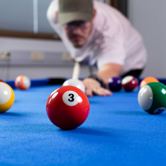 BLACKWOOD Blackwood Pool Table, 8' Official Black på