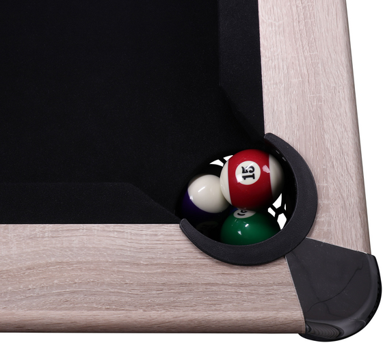 BLACKWOOD Blackwood Pool Table, Basic 6' Black på