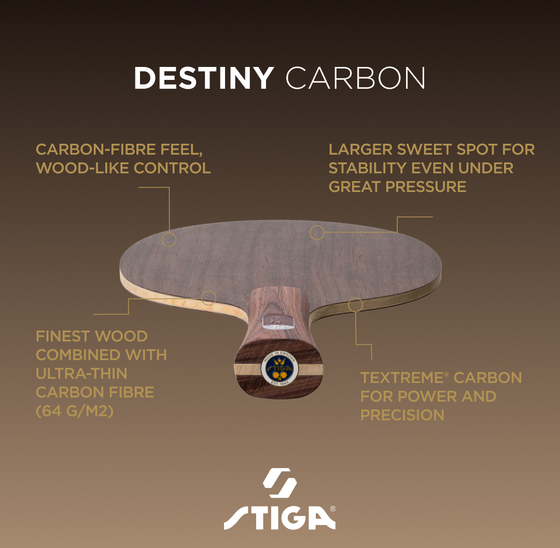 STIGA Blade Destiny Carbon - Classic på