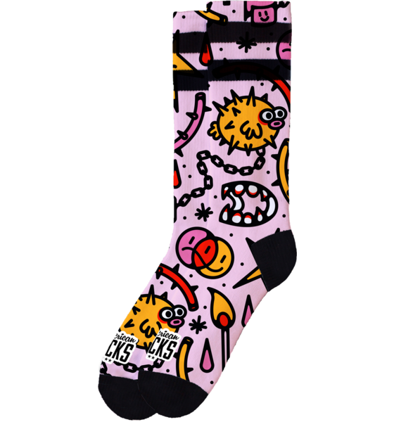 AMERICAN SOCKS Blowfish - Mid High på