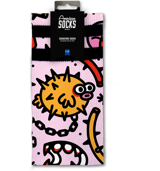 AMERICAN SOCKS Blowfish - Mid High på