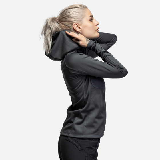 BEYOND NORDIC Bn101 Mid Layer Fleece Hoodie Women på