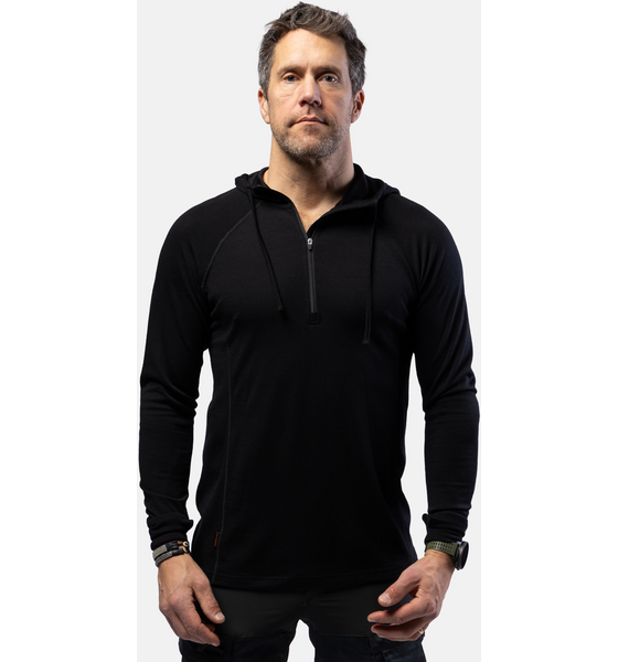 BEYOND NORDIC Bn105 Merino Half Zip Hoodie Men's på