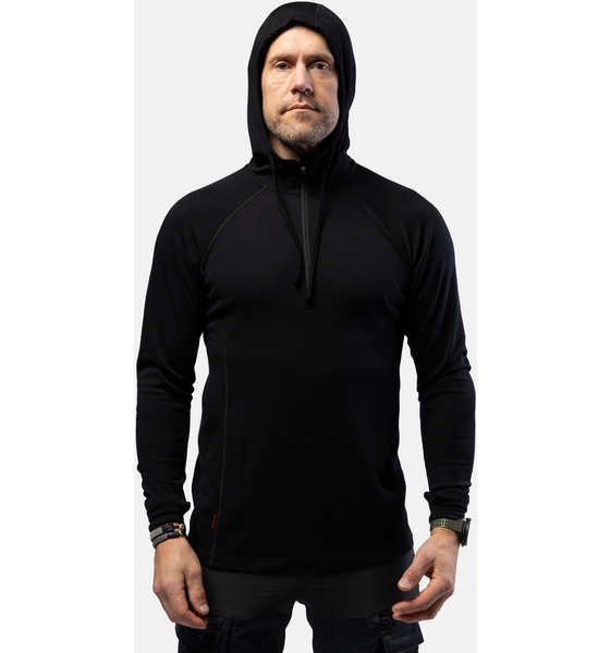 BEYOND NORDIC Bn105 Merino Half Zip Hoodie Men's på