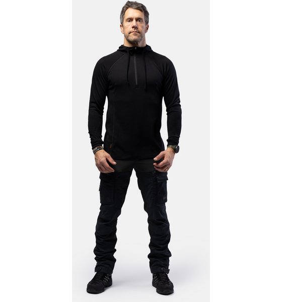 BEYOND NORDIC Bn105 Merino Half Zip Hoodie Men's på