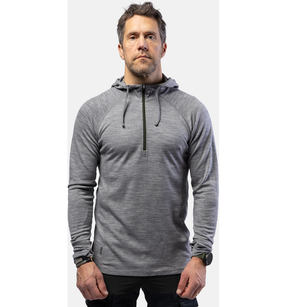 BEYOND NORDIC Bn105 Merino Half Zip Hoodie Men's på
