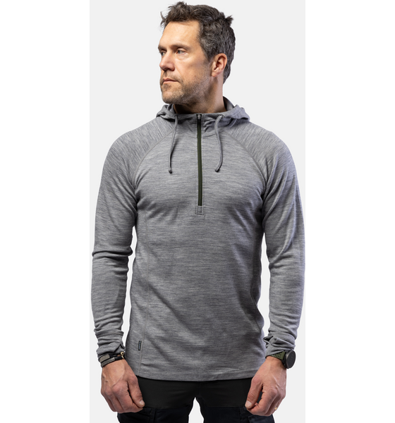 BEYOND NORDIC Bn105 Merino Half Zip Hoodie Men's på