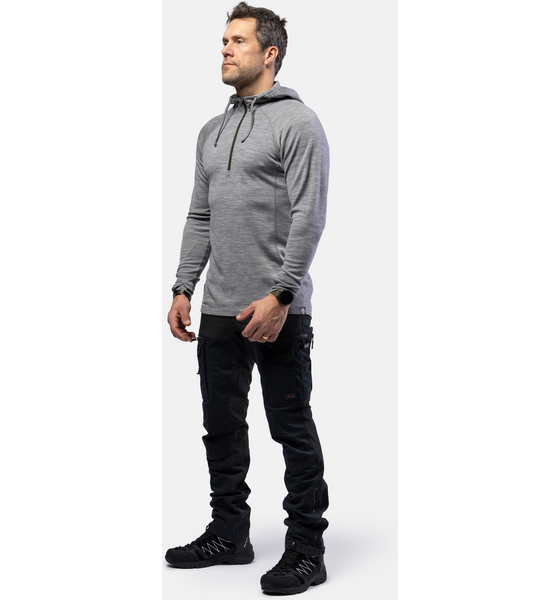 BEYOND NORDIC Bn105 Merino Half Zip Hoodie Men's på