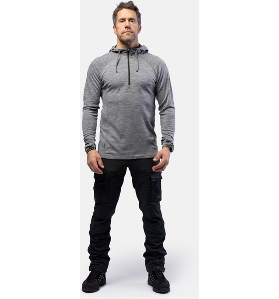 BEYOND NORDIC Bn105 Merino Half Zip Hoodie Men's på