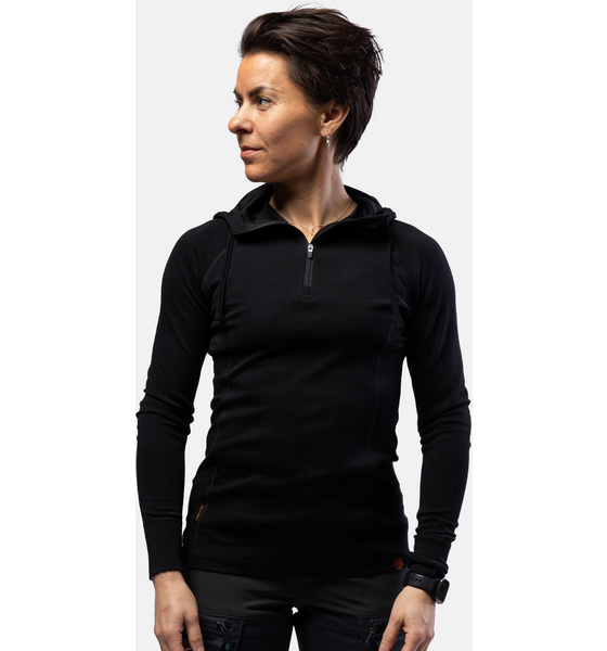 BEYOND NORDIC Bn105 Merino Half Zip Hoodie Women´s på