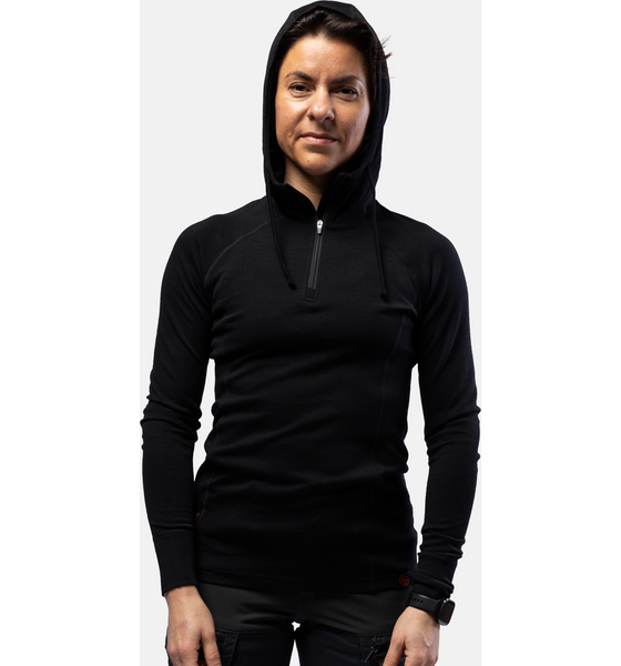 BEYOND NORDIC Bn105 Merino Half Zip Hoodie Women´s på
