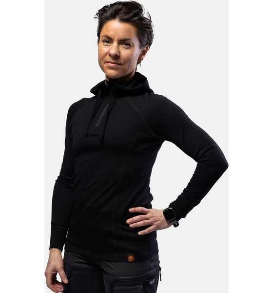 BEYOND NORDIC Bn105 Merino Half Zip Hoodie Women´s på