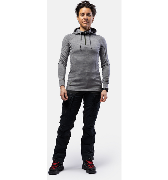 BEYOND NORDIC Bn105 Merino Half Zip Hoodie Women´s på