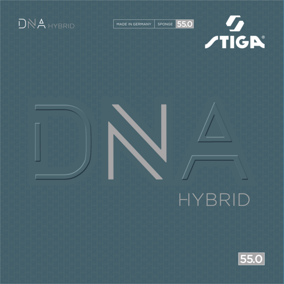 STIGA Bordtennisgummi Dna Hybrid 55 Svart 2.2 Mm på