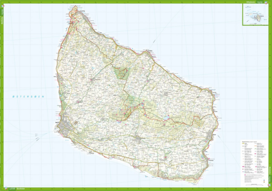 CALAZO Bornholm 1:50 000 på