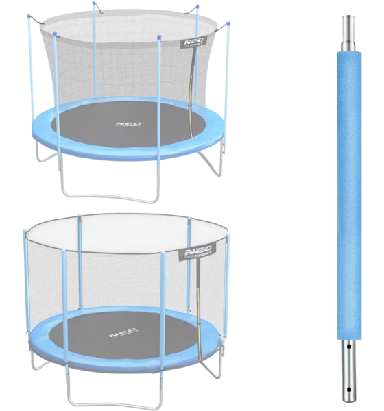 B2X Bottom Post For Trampoline With Outer And Inner Net 6 Ft Blue Neo-sport på
