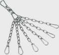 BRUTE Brute 6-way Split Chain With Swivel Max 60kg på