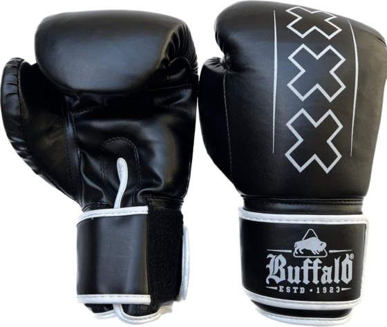 BUFFALO Buffalo Outrage Boxningshandskar Svarta Med Vita på
