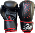 BUFFALO Buffalo Winner Boxing Gloves Black With Red 10oz på