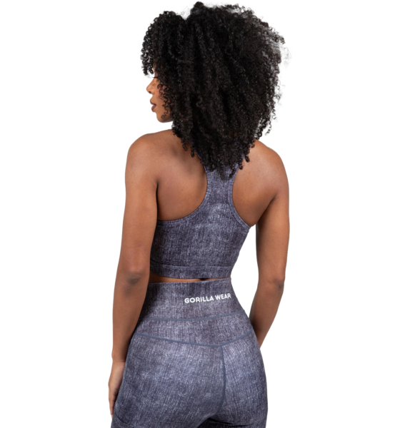 GORILLA WEAR Camilla Zip-front Sports Bra på
