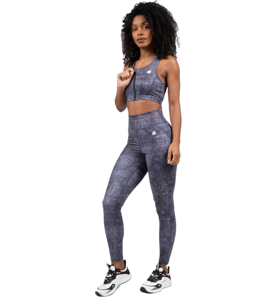 GORILLA WEAR Camilla Zip-front Sports Bra på