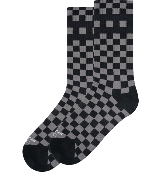 AMERICAN SOCKS Checkerboard B/g - Mid High på