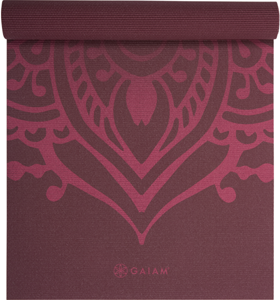 GAIAM Cherry Sundial Layers Yoga Mat 5mm på
