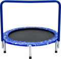 NORTHIX Children's Trampoline Mini Trampoline Foldable Trampoline For Toddlers Blue + Black på