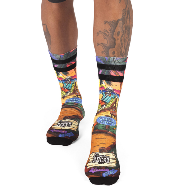 AMERICAN SOCKS Chiller - Mid High på
