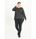 Q SPORTSWEAR Cihera Melange Long Sleeve Shirt på