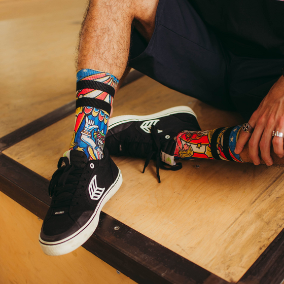 AMERICAN SOCKS Circus - Mid High på