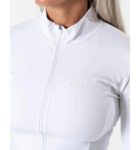 RELODE Clean Zip Longsleeve - Vit på