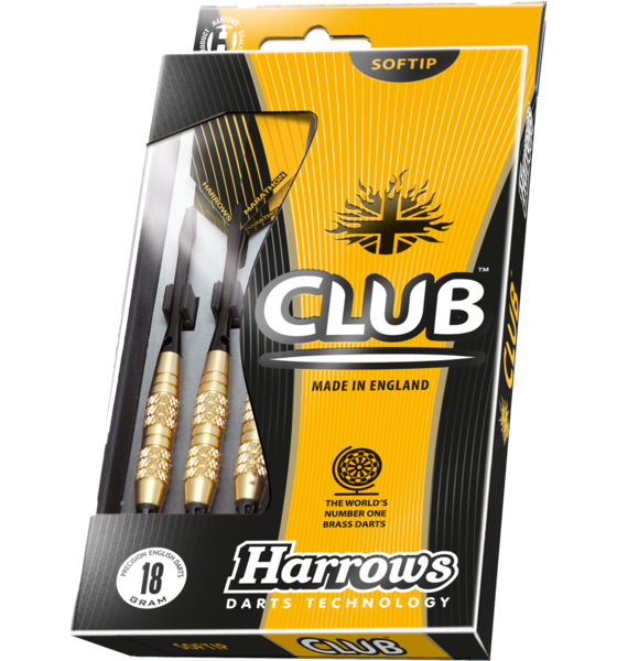 HARROWS Club Brass, Soft Tip på