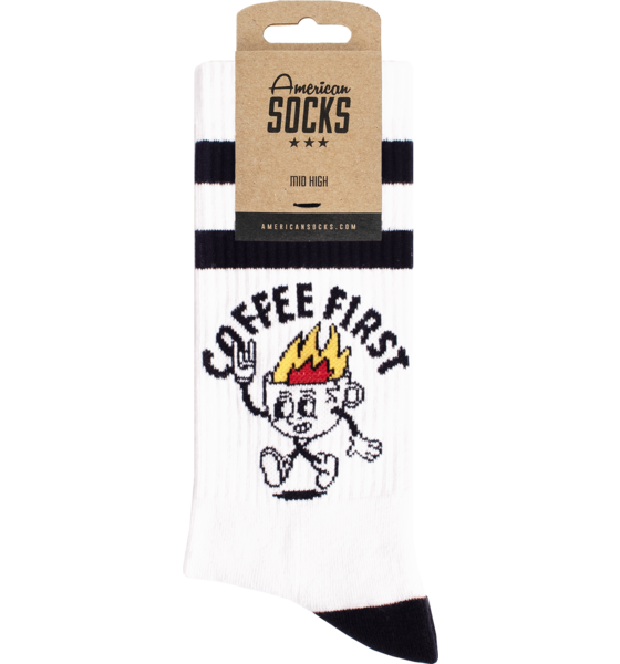 AMERICAN SOCKS Coffee First - Mid High på