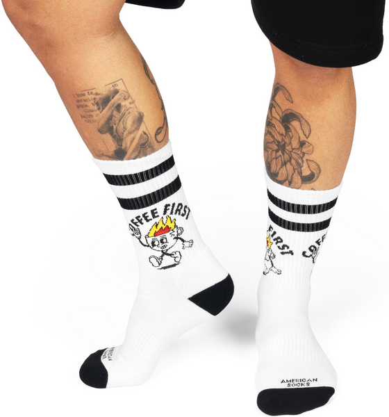AMERICAN SOCKS Coffee First - Mid High på