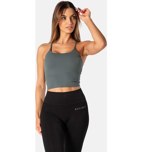 RELODE Core Singlet Top - Teal Grön på