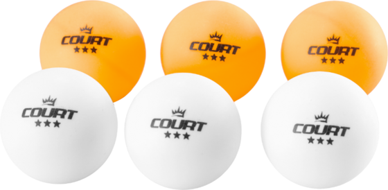 GYMSTICK Court Pingisbollset 3-star 6st på