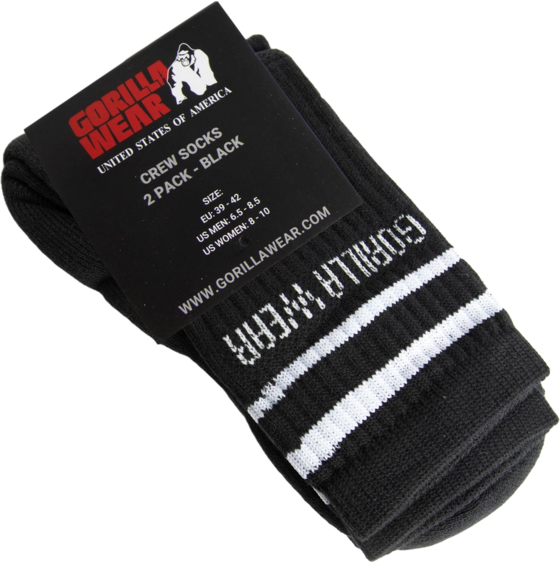 GORILLA WEAR Crew Socks 2-pack på